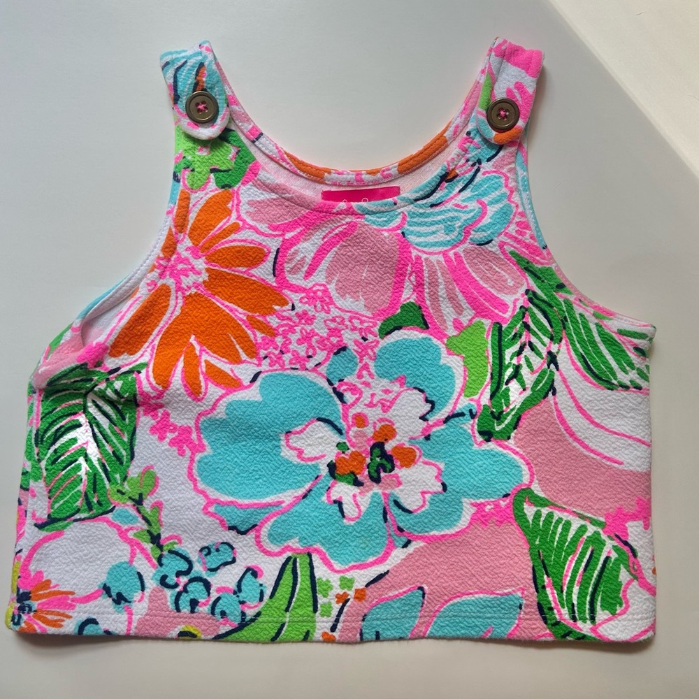 Lilly Pulitzer for Target Pink and Orange Floral Tank